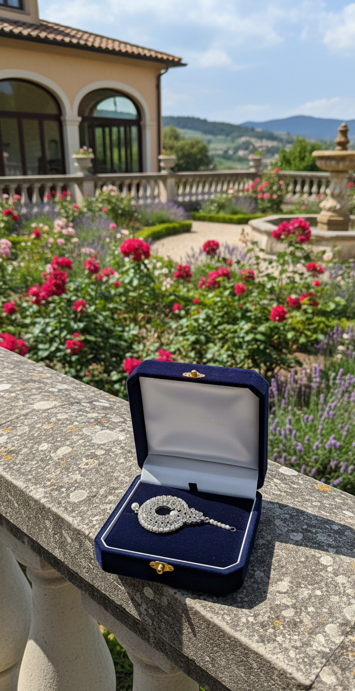 Silver Halo Pearl Tikka